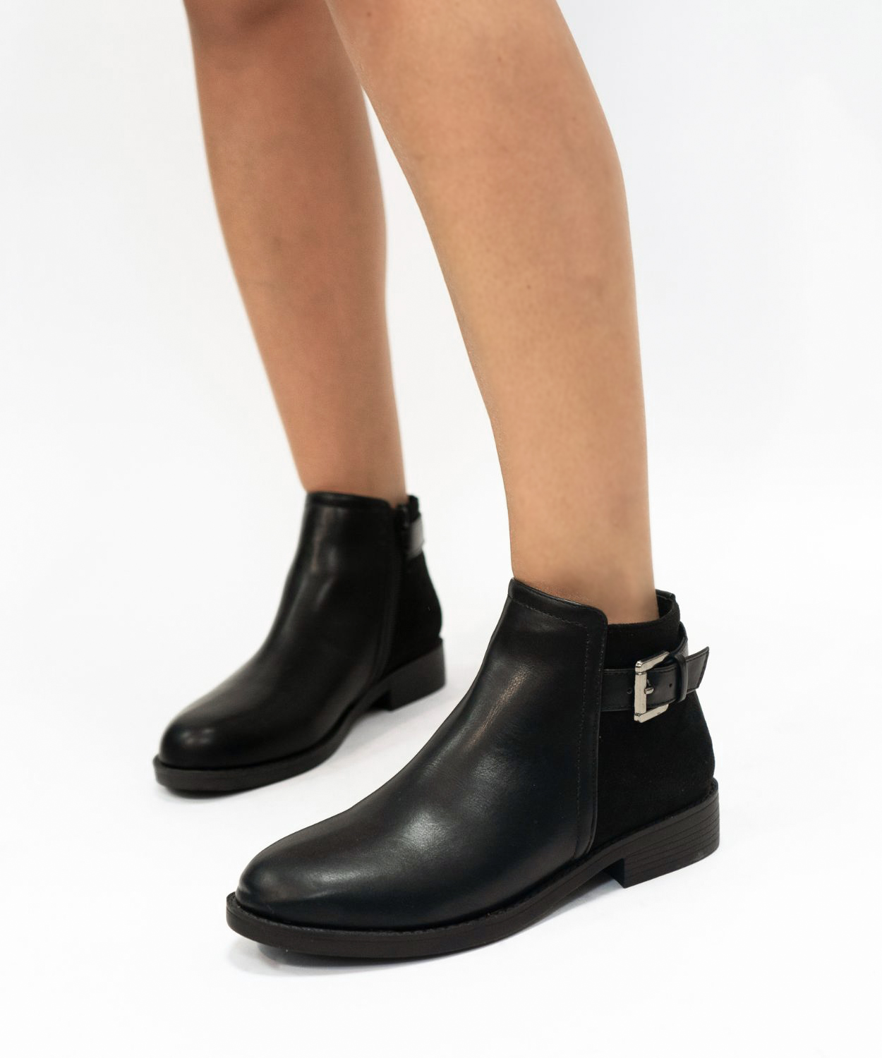 Botines hebilla combinada image number null